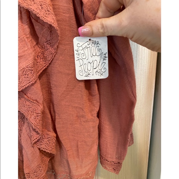Free People Jasmine Ruffle Blouse NWT - Picture 8 of 11